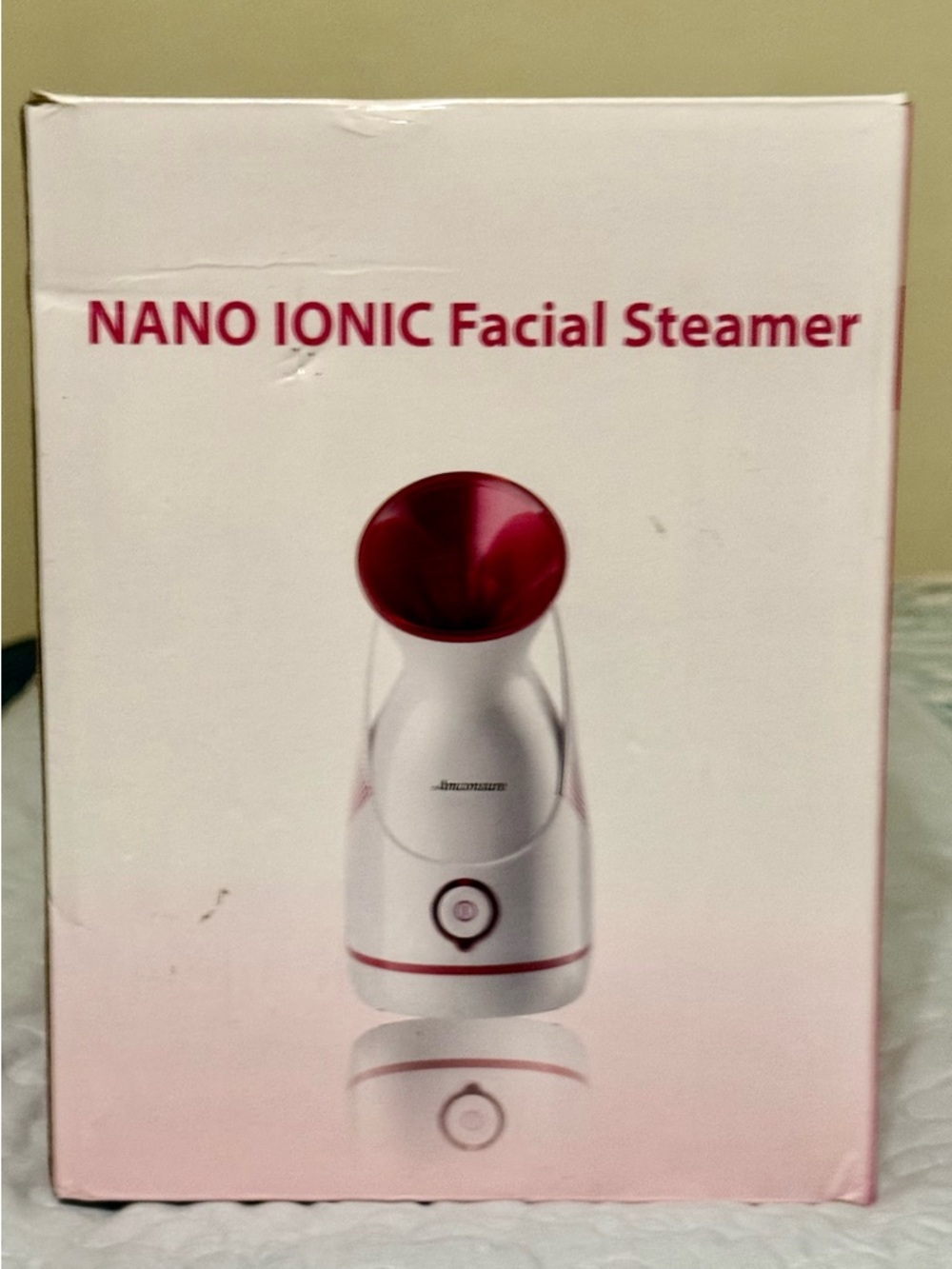 Amconsute,NIB, Nano Ionic Facial Steamer w 5 piece Stainless Steel Skin kit